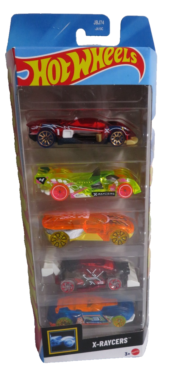 Hot Wheels 2025 X-Raycers 5-Pack JBJ74 JB74 Sealed New Turbine