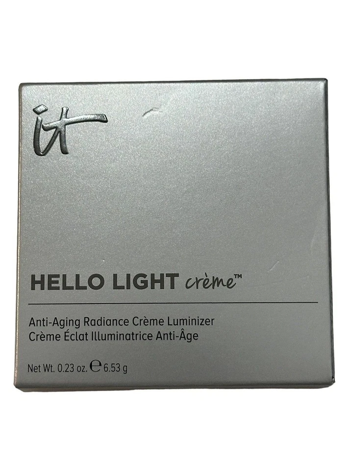 IT Cosmetics Hello Light Creme Anti-Aging Luminizer Radiance 0.23oz. New In Box. - Image 4 of 4