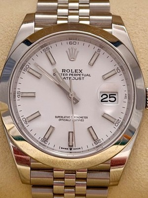 Rolex Datejust 41 ref: 126300 2023 box and papers