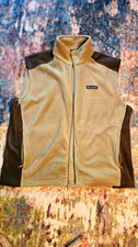 Columbia Mens XL Beige/Brown Vest