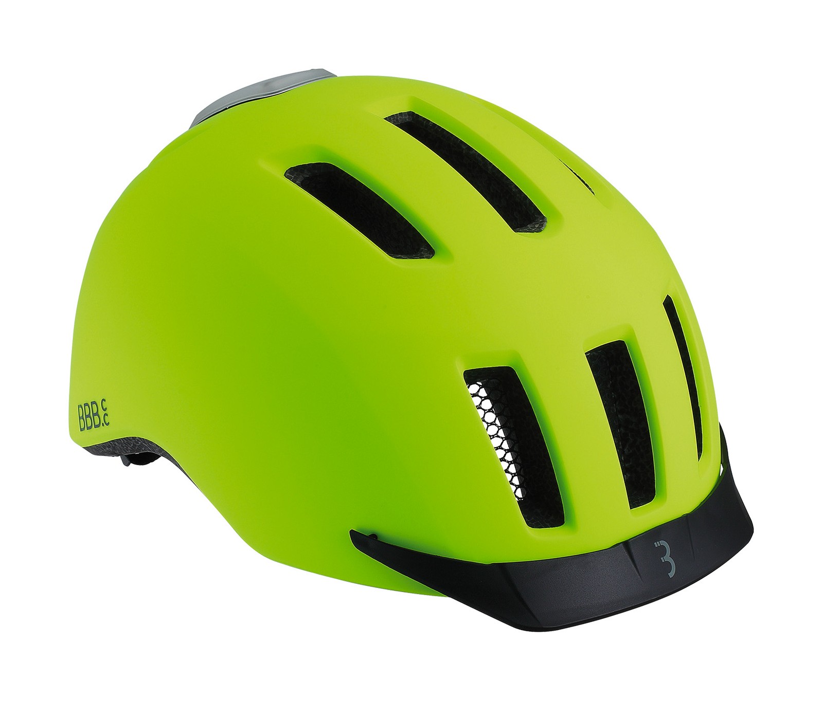 BBB BHE-161 - Grid Helmet with Rear LED Light Yellow 58-62cm 6990₽