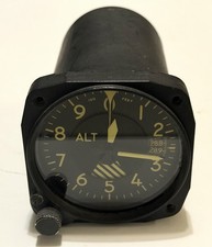 Kollsman Altimeter Altitude Aviation Airplane Gauge Instrument Indicator Vintage