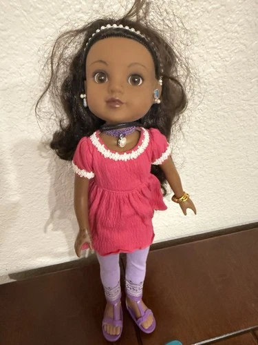 Playmates Hearts For Hearts Girls Nahji India 14" Doll *