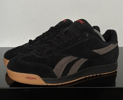 Vintage Reebok RBK Skateschuh ''Black Grey Gum'' 2005 UK Größe 9 6-152491