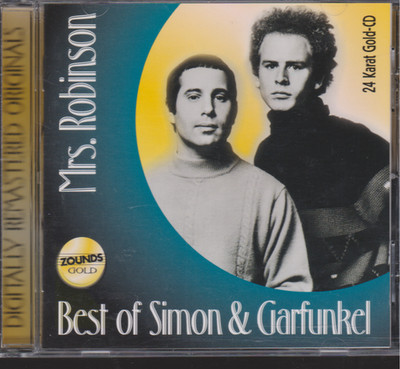 SIMON & GARFUNKEL cd MRS. ROBINSON ( ZOUNDS BEST ) AUDIOPHIL 24 KARAT GOLD