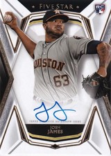 2019 Topps Five Star Houston Astros Josh Jamese Base Five Star Autographs