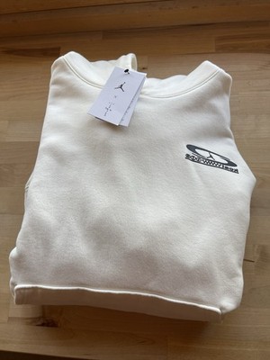 Travis Scott Air Jordan x Pullover Hoodie Sail Men's Large DZ5502-133