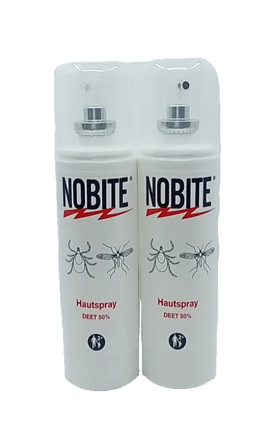 2X Nobite Hautspray 2X 100 Ml - Gegen MüCken & Zecken - Ovp V.Med. FachhäNdler-image