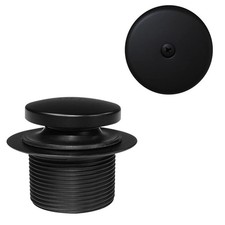 Westbrass D93-62 1-1/2" Coarse Thread Tip-Toe Bathtub Drain Plug Trim Set wit...