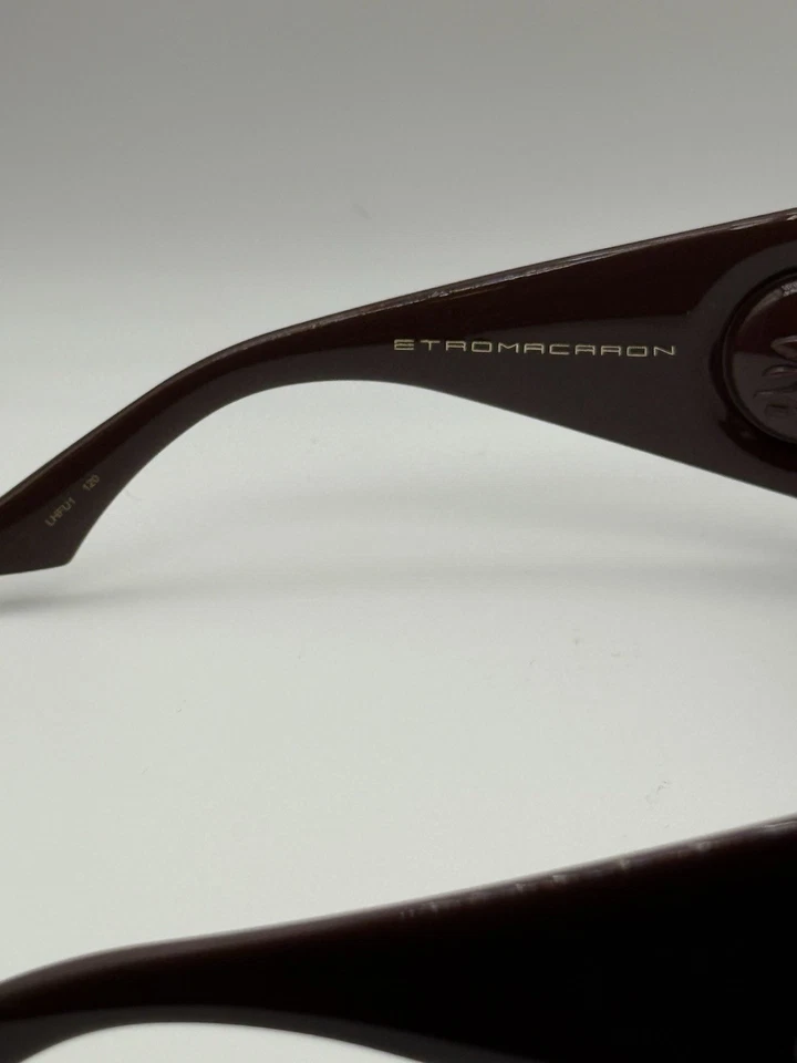 ETROMACARON Red Shield Sunglasses Authentic brand New - Image 3 of 4