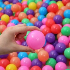 100PCS Ball Pit Balls Plastic Balls 5.5cm Ocean Ball for Swim Pit Pool Playpen