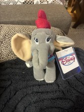 NWT Vintage Disney Store Dumbo Mini Bean Bag Beanie Plush 8"