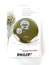 New Factory Sealed Philips portable CD/MP3 Player  EXP3320/17 Silver Green