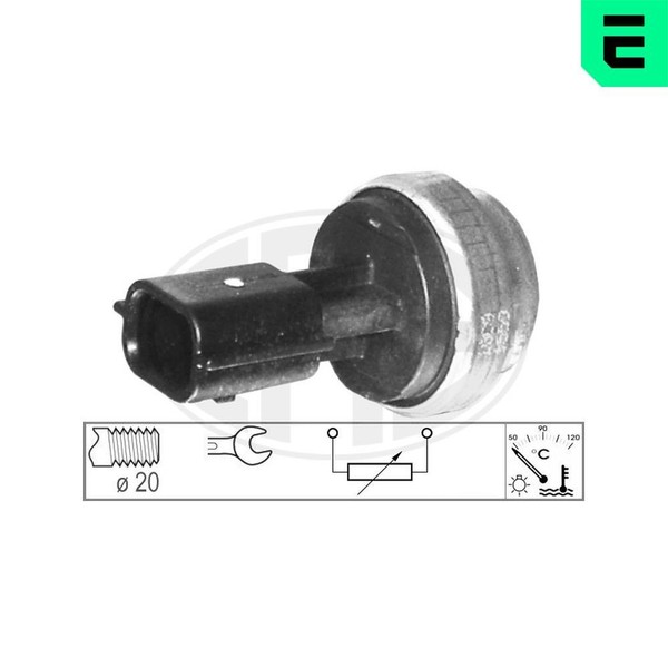 NEU - ERA 330558 Sensor, KüHlmitteltemperatur FüR Renault Smart Suzuki-image
