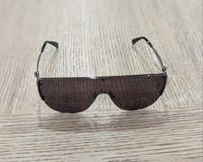  550 Mens Alexander McQueen Floating Skull Metal 99mm Mask Sunglasses Black