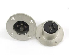 Lot of (13) Cannon P-P3-14 "P" Series Connector 3 Pin Receptacles