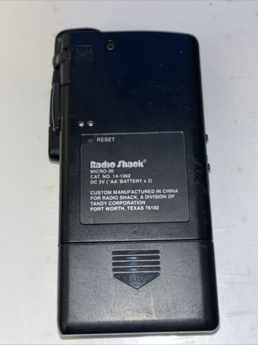 Radio Shack Micro30 Handheld Voice Recorder Fully Functional Microcassette Works - Picture 2 of 8
