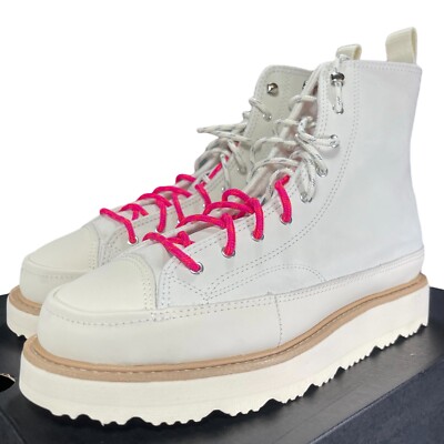 Converse Chuck Taylor Crafted Sneaker Boot Off-White Leather 173212C 8.5 Men Converse Chuck Taylor Crafted Sneaker Boot Off-White Leather  main image 2