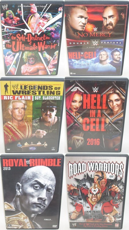 Wrestling DVDs { MULTI-LISTING } NTSC Format WWE Home Video | eBay