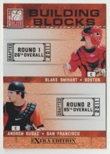 2011 Donruss Elite Extra Edition Building Blocks #6 Swihart/Susac/Hicks/Lowery