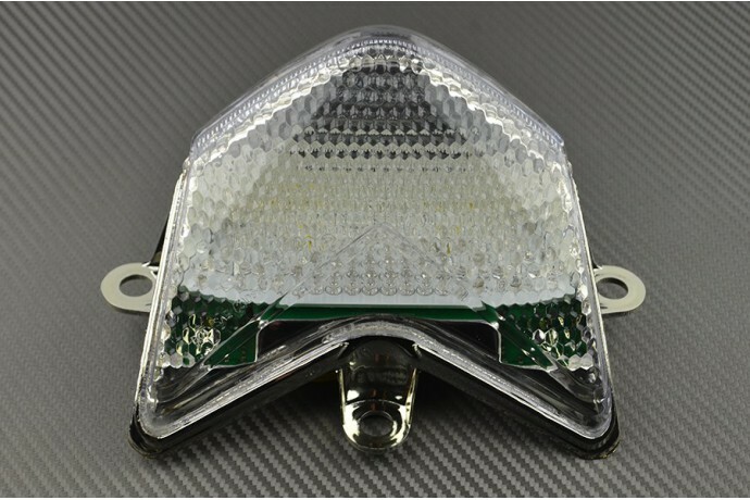 Optique arrière transparente haut de gamme avec clignotants KFX 450 2008
