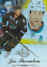 2014-15 Fleer Showcase Flair #33 Joe Thornton