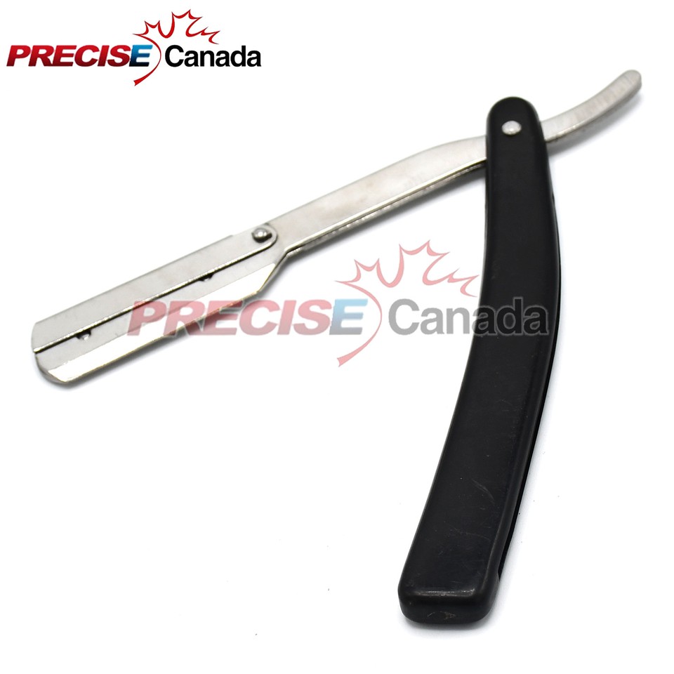 Frankys Barber Straight Cut Throat Shavette Razor – Steel Handle, 10 Blades Included - View #3