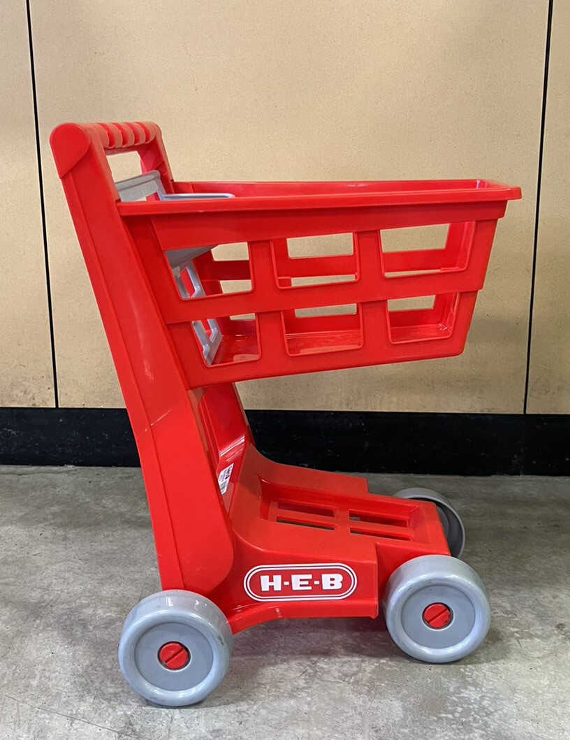 HEB Play Shopping Basket Cart Kids