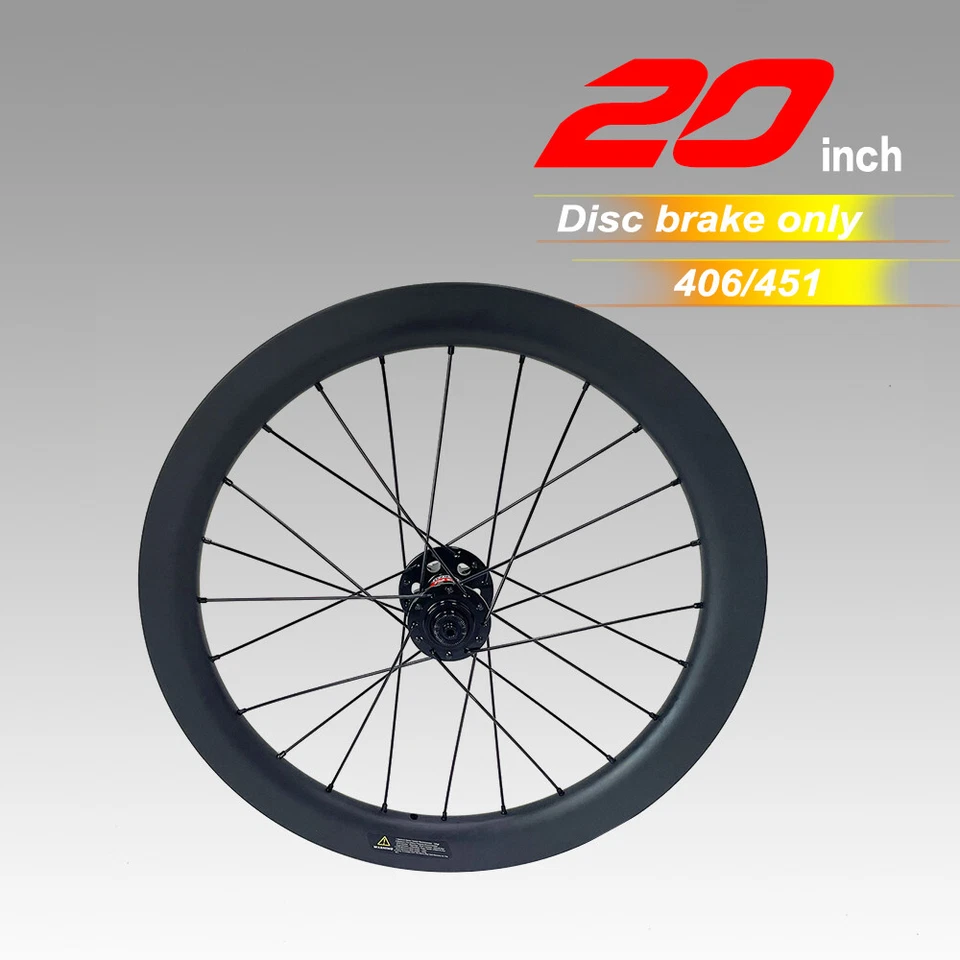 AIRWOLF 20 Zoll 406/451 Carbon-Klapprad Laufradsatz Fahrradfelgen Novatec791/792 - Bild 2 von 4