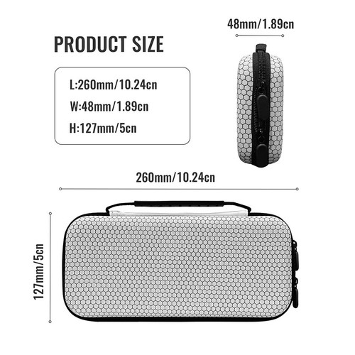 Portable Storage Bag Shock Drop proof with Card Pocket Carrying Case for Switch2 - Picture 5 of 10