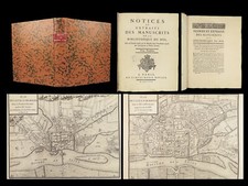 1790 JOAN of ARC 1ed Academie Royale Science MAPS of Rouen Arabic Pilgrimages
