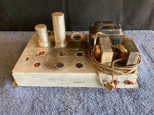 RCA RS177J STEREO PUSH/PULL TUBE AMPLIFIER 6BQ5/EL84 OUTPUTS SHOWN TESTING - Picture 4 of 9