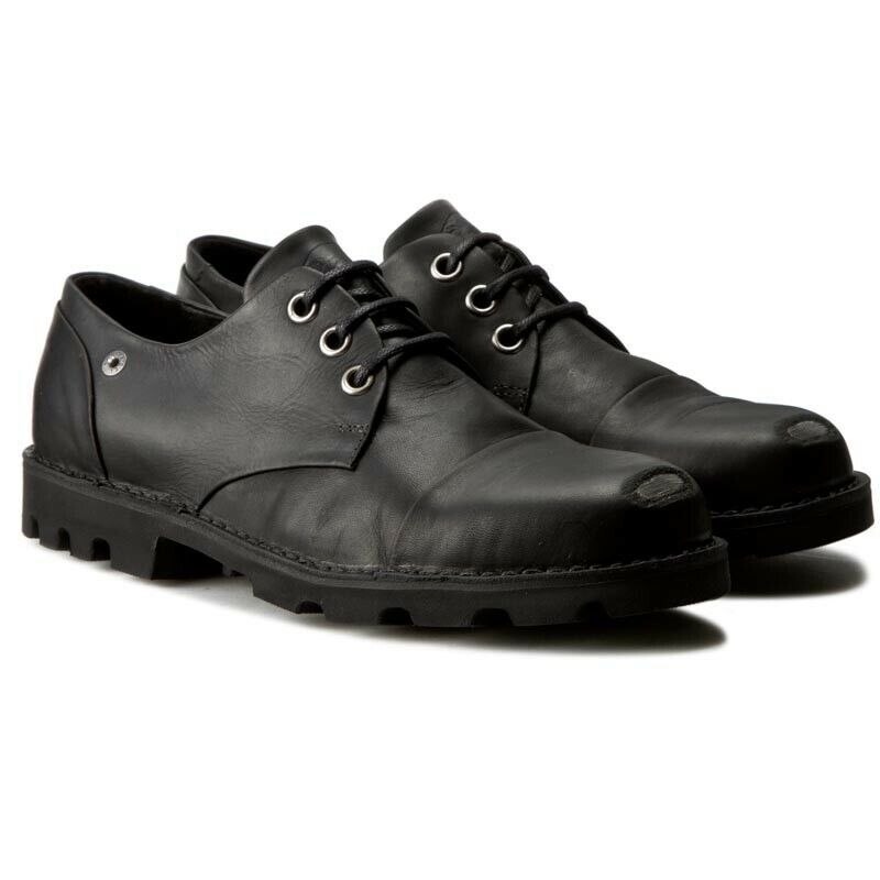 Diesel Hardkor SteelLow Mens BlackCapToe OxfordsLace Diesel Hardkor SteelLow Mens BlackCapToe OxfordsLace