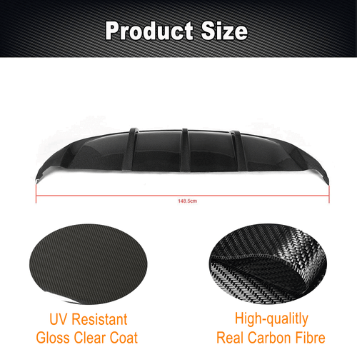 Carbon Diffusor für BMW X6 E71 08-14 Heckdiffusor Stoßstange Spoiler Heckansatz - Bild 8 von 13