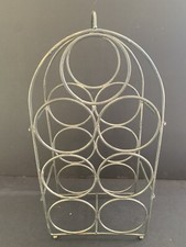 Portabottiglie porta vino in metallo da banco 7