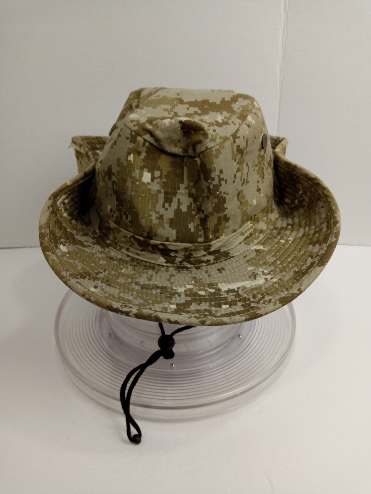 Men Bucket Boonie Hat Neck Cover Wide Brim Digital Ca… Gem