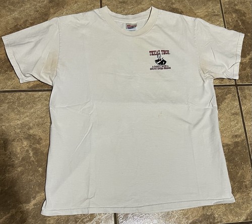 Vintage Y2K 2000 Texas Tech University Red Raider Outfitter T Shirt Size L