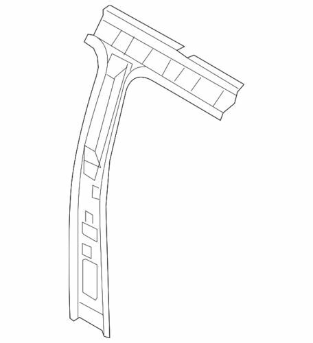 Pilar interior derecho para Ford F250/F350 2008-2010 (N/P 7C3Z-2624300-B)