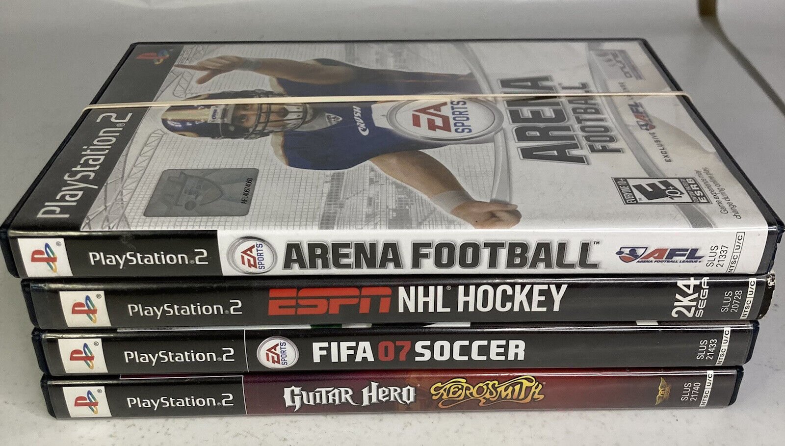 Lot of 5 Playstation 2 PS2 Games And Darter Grand Turismo Arena Football &  More