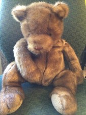 Vintage Rare Gund 21" Minky Teddy Bear Plush 6422 Retired 1999 EUC Brown Soft