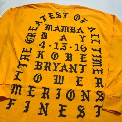 I Feel Like Kobe Long Sleeve Shirt Kanye West Kobe Size L Yeezy