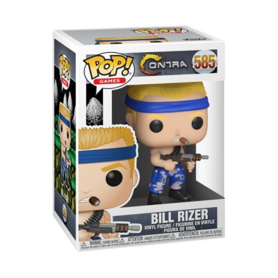 Contra Bill Rizer Mad Dog POP! Games #585 Vinyl Figur Funko