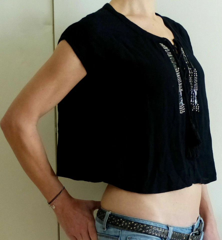 MANGO - HAUT / TOP - taille S - Photo 2/4