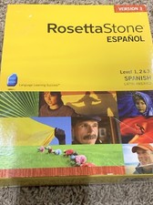 Rosetta Stone Latin America Spanish Level 1, 2 3 Version 3 No Headset