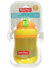 Fisher-Price Baby 10 Oz. Straw Sipper Cup Color: yellow multi Size: one size