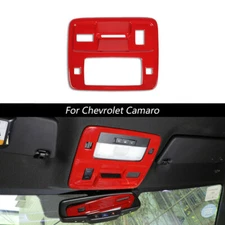 Red Top Reading Light Trim Cover Panel Accessories For Chevrolet Camaro 2010-15