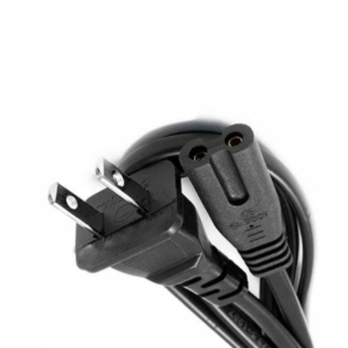 2 Prong AC Power Cord Cable for PS3 Slim HP Acer Dell Lenovo Laptop 6 Feet - Image 2 of 4