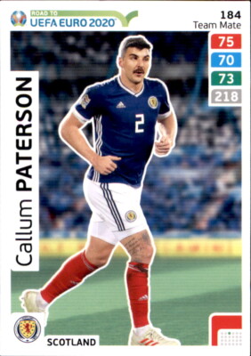 184 - Callum Paterson - Panini Adrenalyn Road to EURO EM 2020