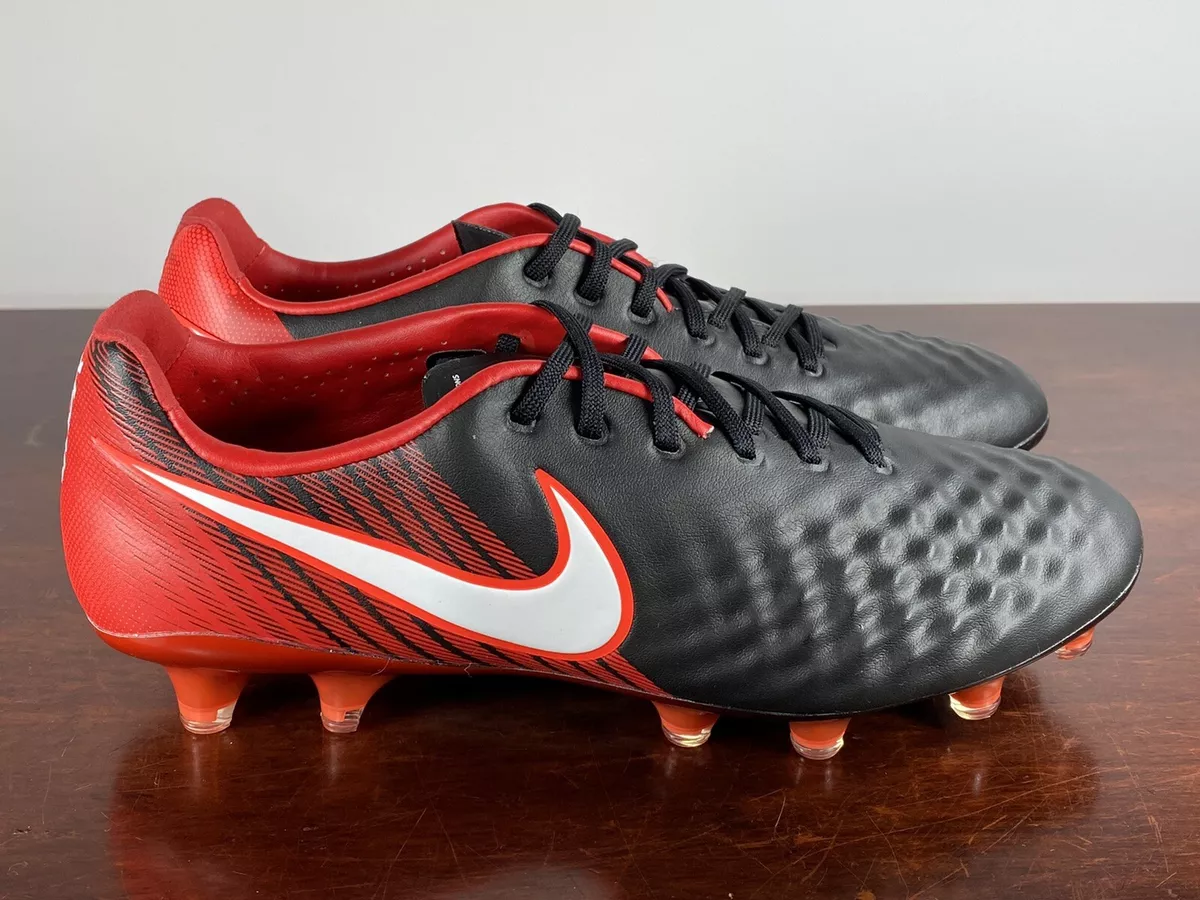 Barrio bajo Tendencia Máquina de escribir Men&#039;s Nike Magista Opus II 2 FG Soccer Black/Red 843813-062 Size 7 |  eBay