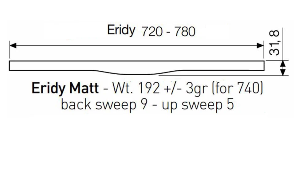 Barra plana ERIDY negra carbono MTB fibra de carbono UD con calcomanía UV mate Foto 2 de 2